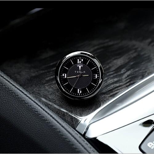 NEW Car Clock Luminous Table Refit Interior Quartz Watches Car Ornaments clock for Tesla 3 Tesla S Tesla Y 2017-2020