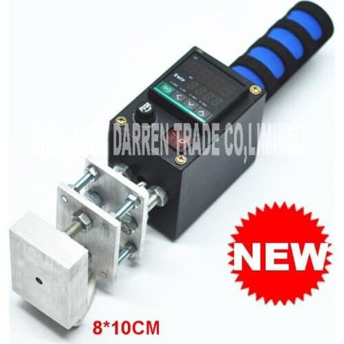 New arrival 8*10CM Hand held brand printer small manual bronzing ,wood machine Trademark marking machine 220V 500W 0-400 degree