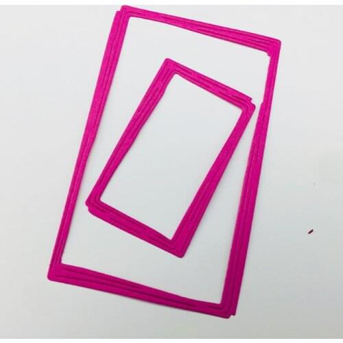 Rectangular Frame Metal Cutting Dies Stencil Scrapbooking DIY Album Stamp Paper