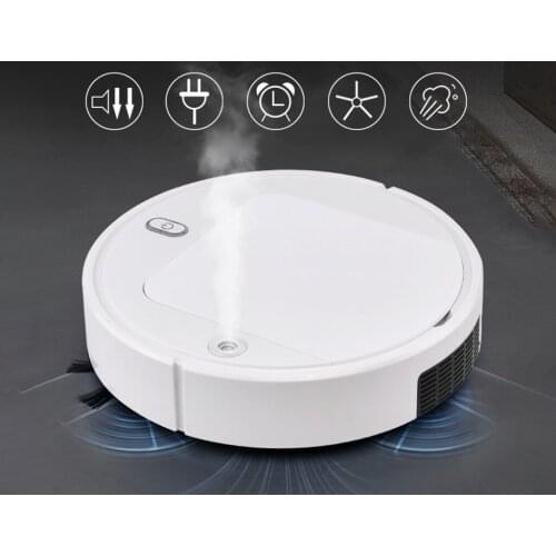 Robotic Vacuum Cleaner Mop Automatic Smart Navigation Water Spray Quiet