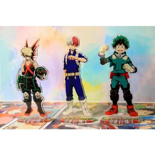 Anime My Hero Academia Boku no Hiro Akademia Acrylic Stand Model Toys Action Figure Pendant toy 18cm double-side gift
