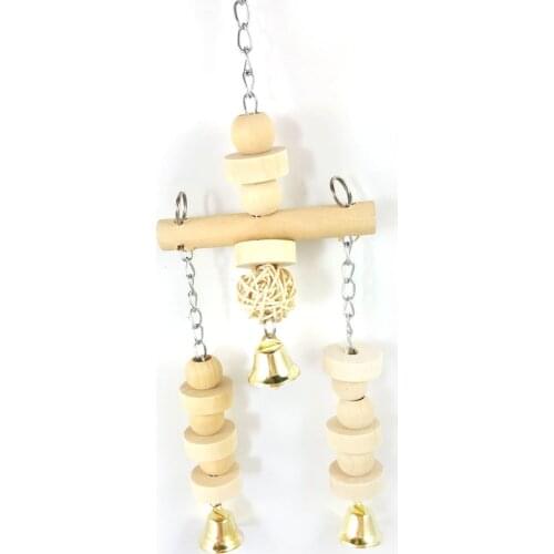 Parrot supplies bird toys parrot swing bird bite toy trapezoidal swing ladder Gnawing Pet Products Bird Supplies 2pcs/lot