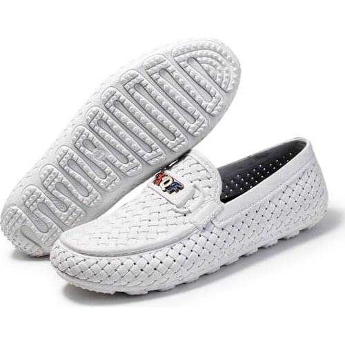 2020 New Summer Fashion Mens Loafers Shoes Cheap Classic Causal Leather Shoes Comfortable Breathable Non-slip Shoes