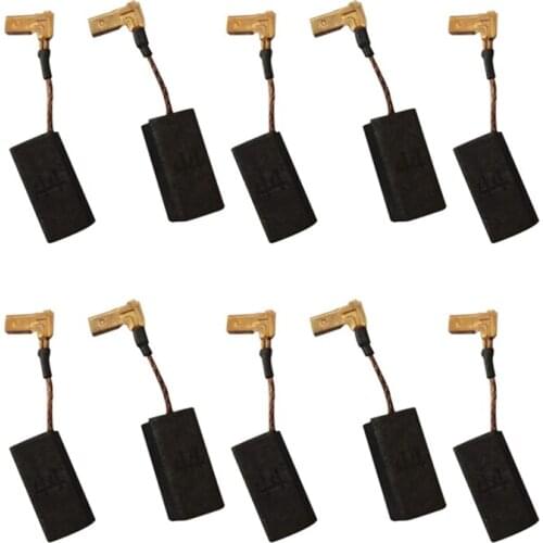 HLZS-10 Pcs Carbon Brush for DeWALT N183725 DWE4057 DWE4056 DWE4051 DWE4050 DWE4157 DWE4884