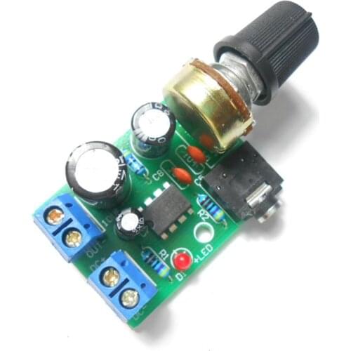 YX1667 type LM386 your power amplifier board can drag 0.5W-10W speaker DC3-12V audio