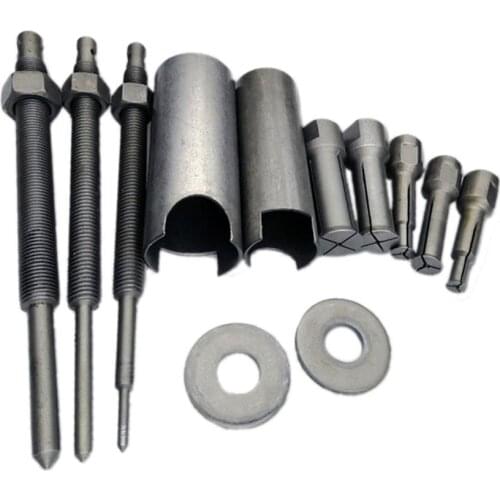 12PCS Motorcycle Inner Bearing Extractor Remover Puller Auto Gear Remover Pulling Tool 5 Clamps 9-23mm for Car Steering Wheel