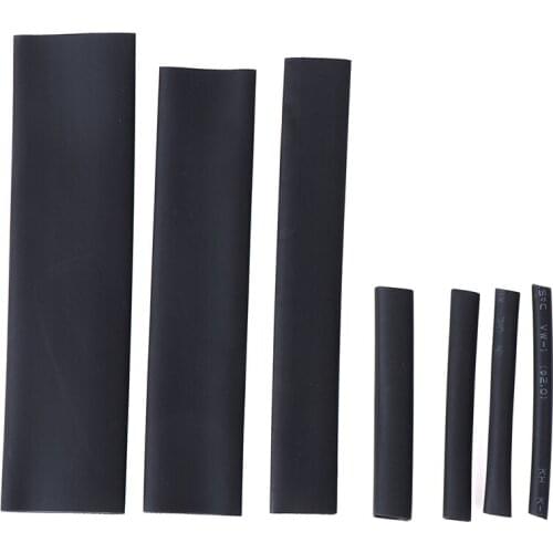 127Pcs Heat Shrink Tubing Insulation Shrinkable Tube Assortment Electronic Polyolefin Ratio 2:1 Wrap Wire Cable Sleeve Kit