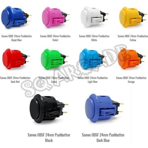 40pcs/lot Original Sanwa button (OBSF-24) Arcade button for Arcade Game Machine-game machine parts