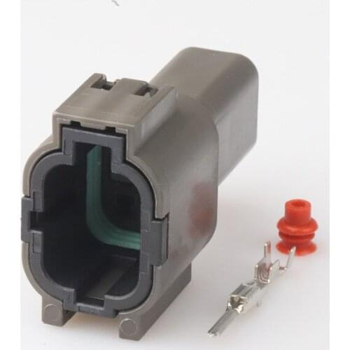 5/10/20/50/100pcs/lot 4 Pin/Way 1.5mm Male Waterproof Magnetic Connector Plug 7222-7740-40