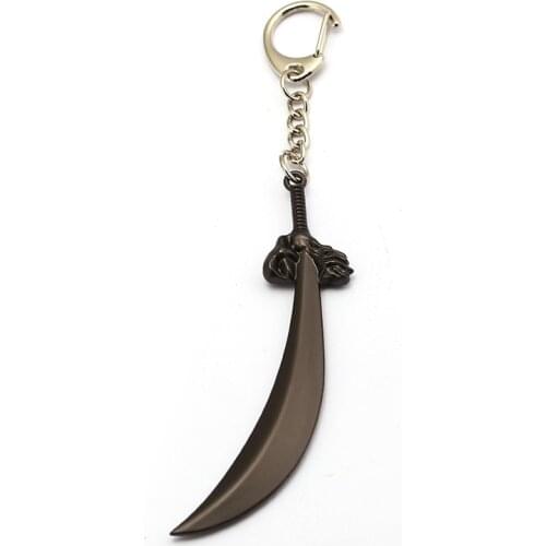 Anime Inuyasha Keychain Tesaiga Metal Weapon Key Ring Holder Chain Pendant Men Gift Souvenir Jewelry Porte Clef llavero HF12771