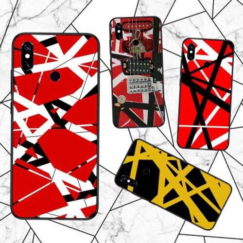 Eddie Van Halen Graphic Guitar Phone Case For Xiaomi Redmi note 7 8 9 pro 8T 9S Mi Note 10 Lite pro