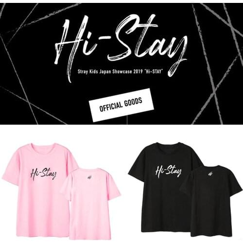 Kpop Stray Kids Short-sleeved T-shirt New Loose Men Women Tshirt Harajuku Plus Size Kpop Tshirt Cotton Casual Letter Summer Tops