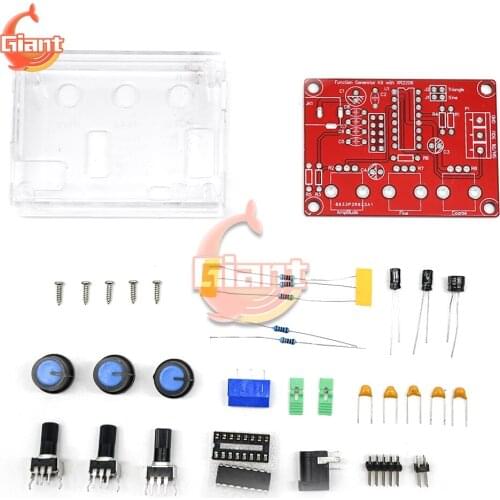 XR2206 1Hz -1MHz Function Signal Generator DIY Kit Sine/Triangle/Square Output Signal Generator Adjustable Frequency Amplitude