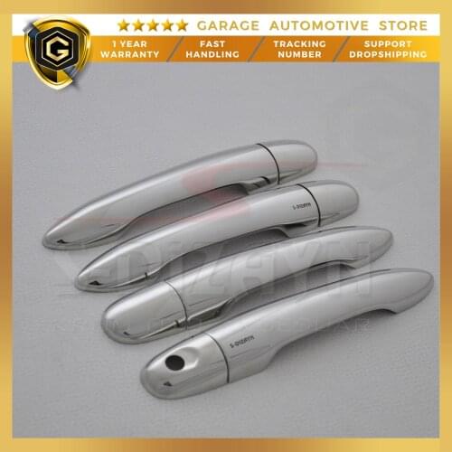 For Mercedes Citan Stainless Steel Chrome Door Handle 4 Door 2013 Above