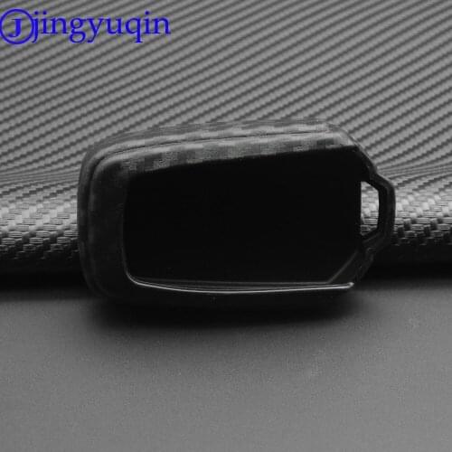Protecting Remote Key Carbon Fiber Soft Silicone Car Key Fob Case For All New Isuzu D-MAX MU-X 3.0 X-series Smart Key Ring Cover
