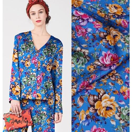 Natural Organic Stretch Satin Fabrics Dress Fabric Spandex Lightweight Breathable Drape Shirt Dress Skirt Home Textile