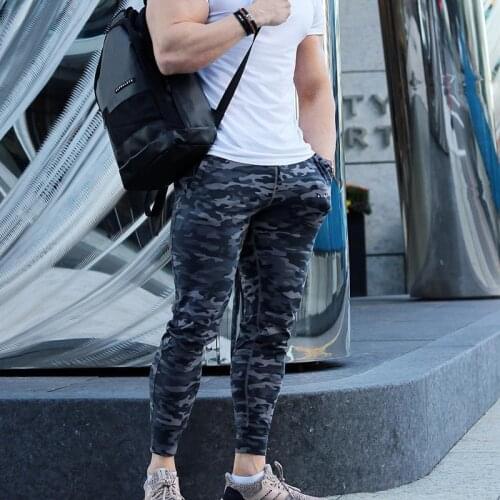 2021 New Mens Spring Autumn Camouflage Joggers Casual Pants Gym Fitness Sportswear Bottoms Men Running Skinny Sweatpants