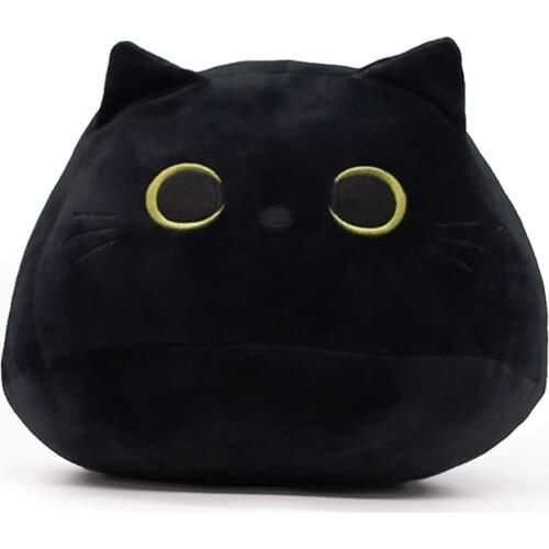 Black Cat Plush Toy, Black Cat Pillow, Durable Soft Plush Doll, Cat Plush Cat Pillow, Cat-Shaped Pillow, Sofa Pillow