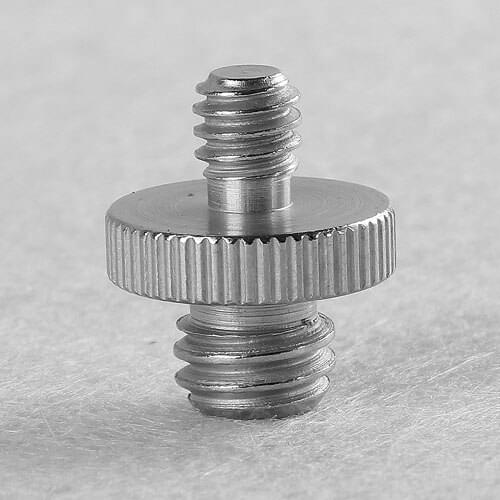 10 Pieces 1/4 to 3/8 Male to Male Thread Tripod Flash Light Stand Adapter Screw Photo Studio Accessories (1/4-3/8)