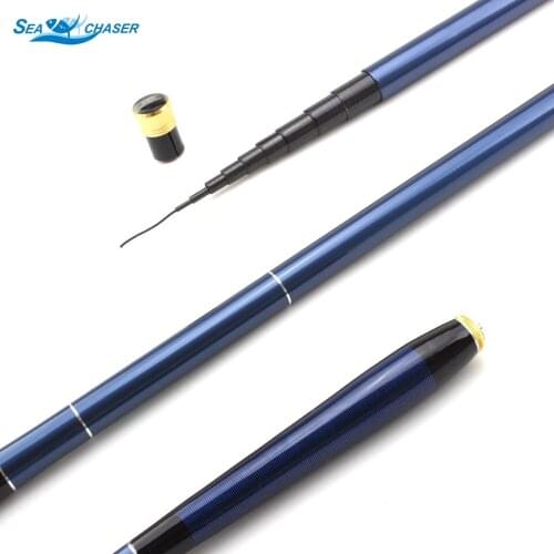 3.6M-7.2M Carbon Fiber Telescopic Fishing Rod Set Super Hard Ultra Light Carp Fishing Pole Stream Fishing Rod free 1-3 tips
