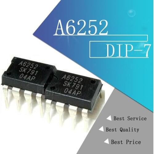 10PCS A6252 STR-A6252M DIP-7 05 integrated circuit