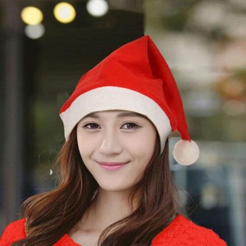 Adults and children dress up Santa Claus antlers hats Christmas decorations Non-woven Christmas hats Gift toys cat boy