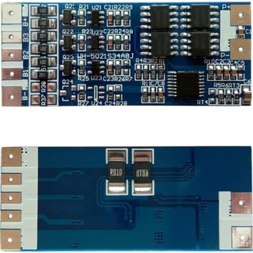 3 series 11.1V 12.6V polymer 18650 lithium battery protection board 8A working current with balance