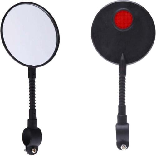 1PCS Bike Rear View Mirror Bicycle Wide Range Back Sight Reflector Adjustable Left Right Mirror Cycling Parts Accessories