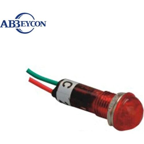 ZS77 10mm pilot lamp 24v neon indicator lamp 10mm indicator light