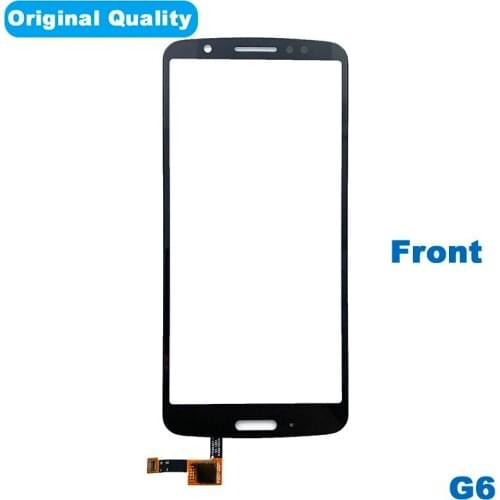 10PCS Front Glass Lens Panel Touch Screen Glass For Motorola Moto G6 Plus Touch Screen Digitizer Repair Replace Parts