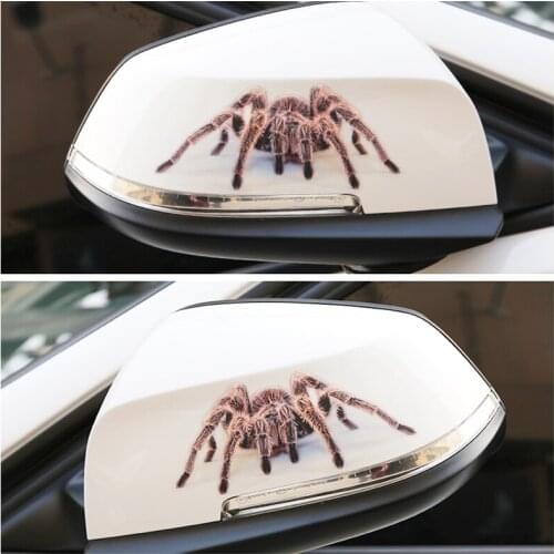 3D Car Sticker Animals Bumper Spider Gecko Scorpions Sticker Auto Motorcycle Accessories for Mazda Peugeot Citroen