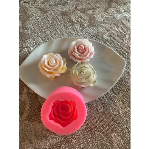 3d Silicone Flowers Mold DIY Fondant Cake Silicone Mold Lilac Rose Lily Mold Handmade Soap Mold Chocolate Mold Baking Tools