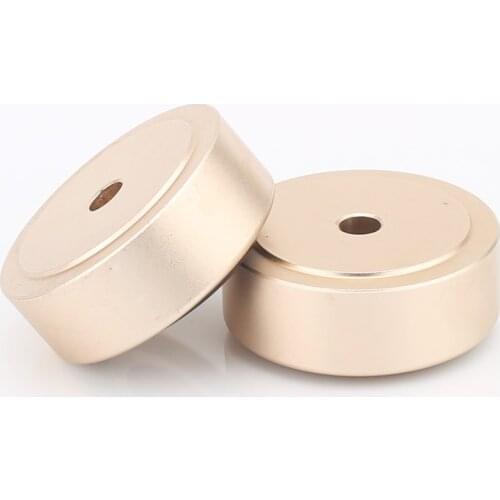 30mm*12mm Machined Full Aluminum Speaker AMP Isolation Foot Spike Floor Base Pad Stand Cone Damp For Hifi Audio CD Radio DAC 4PC