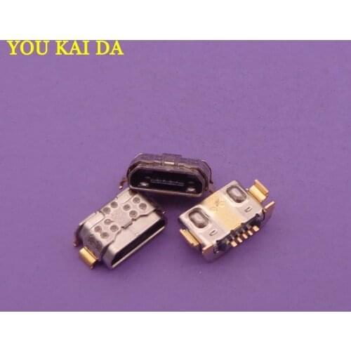 50pcs For LG K9 X210 LM-X210EM LMX210EM Charging Port Connector Micro USB Connector Jack Micro USB Socket Charger