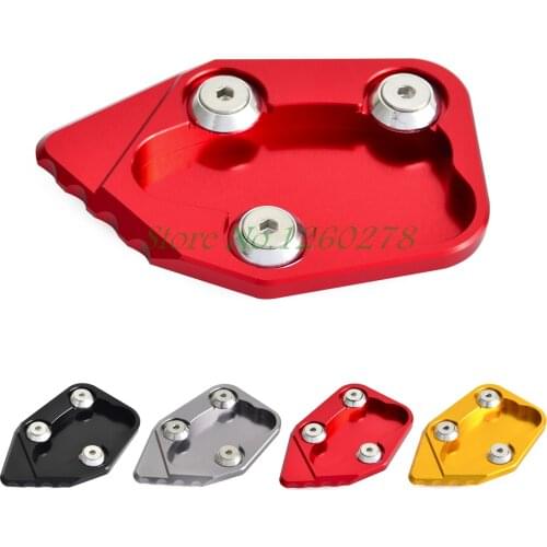 Anodized Side Stand Enlarger Plate Extension Pad Aluminum For Honda CBR1000RR CBR 1000 RR 2008-2016