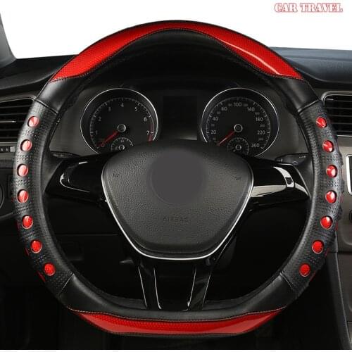 CAR TRAVEL Microfiber Leather Car Steering Wheel Cover For Mazda 2 3 5 6 7 8 CX3 CX5 CX7 CX98 CX9 MX5 MX7 RF Version