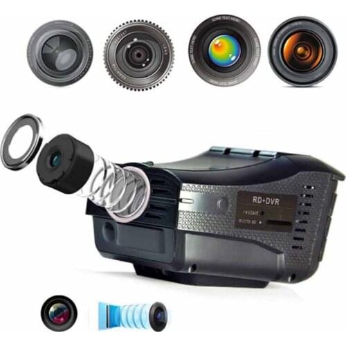 VG3 2 in 1 Car DVR Vehicle Raders Detector Loop Video Wide Angle Camera High-definition Automobile Data Recorder