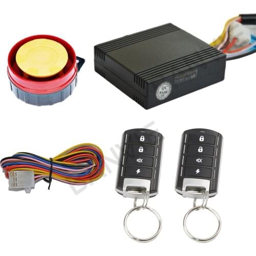 BANVIE 1-way Motorcycle Motorbike Anti-theft Security Alarm System with Remote Enigne Start