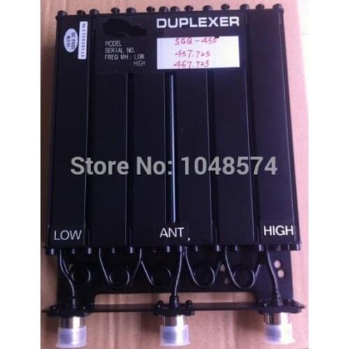 Free shipping 30W UHF Duplexer 6 Cavity N Female connector two way radio 400MHz repeater