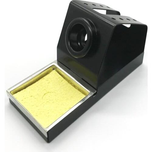 Metal Soldering Iron Stand Solder Base Welding Wire Holder with Sponge For 936 907