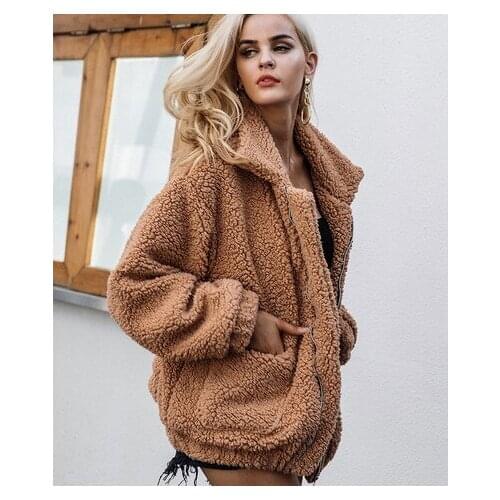 Soft coat of fur of euramerican copy of new style qiu dong of recreational coat female is loose coat fur coat women fluffy
