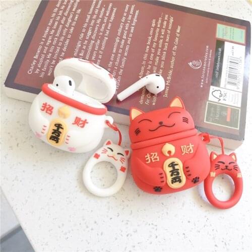 2021 New Earphone Silicone Case For Airpods Pro Cute Tup Soft Protective Cover For Apple Airpods1 2 With Keychain Cartoon Box