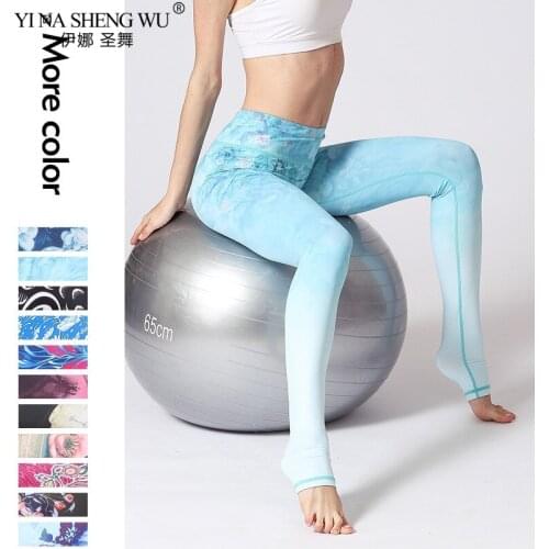 New Printed Yoga Pants Women High Waist Yoga Leggings for Fitness Sports Tight Pants Running Athletic Leggings Sport Trousers