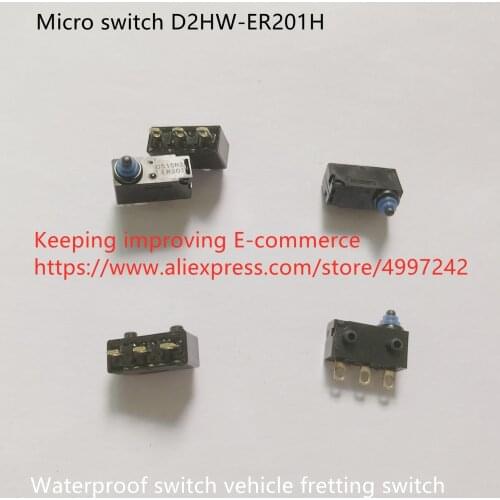 Original new 100% micro switch D2HW-ER201H waterproof switch vehicle fretting switch