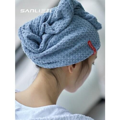 Dry hair cap women super absorbent quick-drying shower cap dry hair towel wiping hair towel washing head scarf