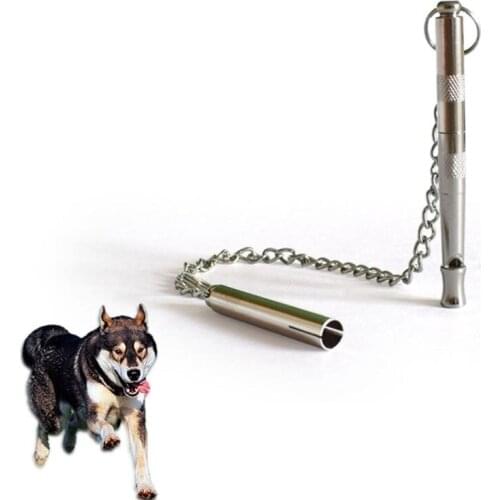 Professional Ultrasonic Dog Training Whistle Adjustable Pitch Ultrasonic Recall Training Tool Dog Control Whistle with R7UB