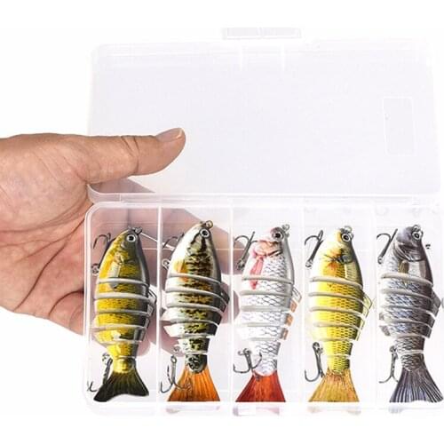 Fishing Lures set Jointed Hard bait Swimbait Bass Pike Lure Fishing Bait 10cm 15.3g 7 Segments Crankbait Wobblers Fishing tackle