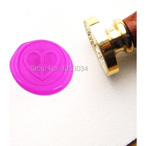 Heart Wax Seal Stamp Heart Sealing Wax Invitation Stamp
