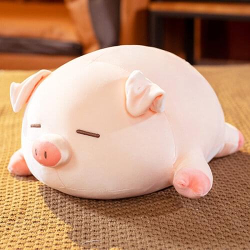 Cute Pig Plush Toy Piggy Doll Bed Doll Sleeping Pillow Super Soft Rag Doll Female Birthday Present