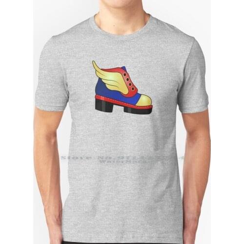 Rocketman Shoe T Shirt 100% Pure Cotton Rocketman Shoes Taron Egerton Kingsman Taron Richard Madden Red Vintage Blue